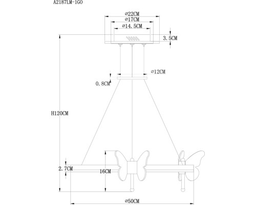 Подвесной светильник Darcy A2187LM-1GO Arte Lamp Подвесной светильник Darcy A2187LM-1GO Arte Lamp