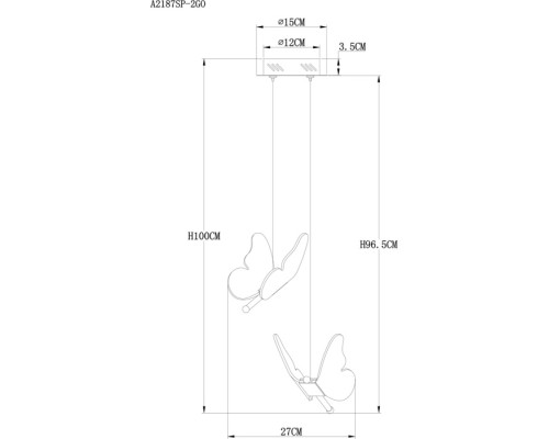 Подвесной светильник Darcy A2187SP-2GO Arte Lamp Подвесной светильник Darcy A2187SP-2GO Arte Lamp