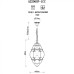 Подвесной светильник Venezia A2206SP-1CC Arte Lamp
