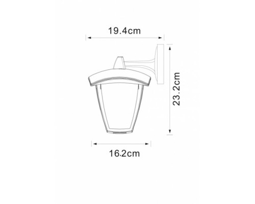 Настенный фонарь уличный Savanna A2209AL-1BK Arte Lamp Настенный фонарь уличный Savanna A2209AL-1BK Arte Lamp
