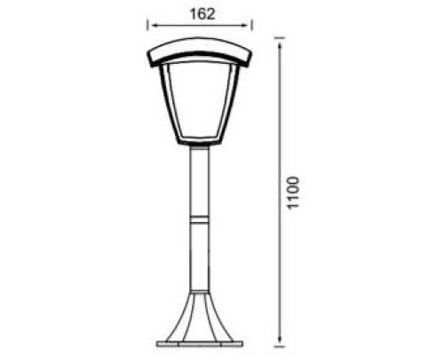 Наземный фонарь Savanna A2209PA-1BK Arte Lamp Наземный фонарь Savanna A2209PA-1BK Arte Lamp