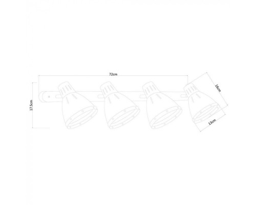 Спот Marted A2215PL-4BL Arte Lamp Спот Marted A2215PL-4BL Arte Lamp