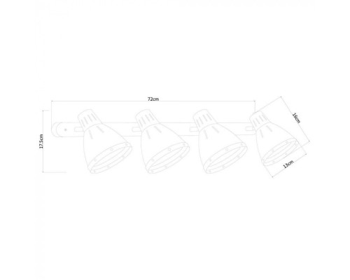 Спот Marted A2215PL-4WH Arte Lamp Спот Marted A2215PL-4WH Arte Lamp