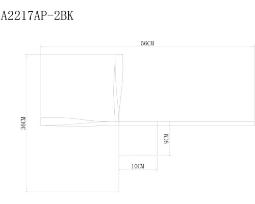 Настенный светильник Acrux A2217AP-2BK Arte Lamp Настенный светильник Acrux A2217AP-2BK Arte Lamp