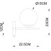 Бра Alcor A2224AP-1BK Arte Lamp