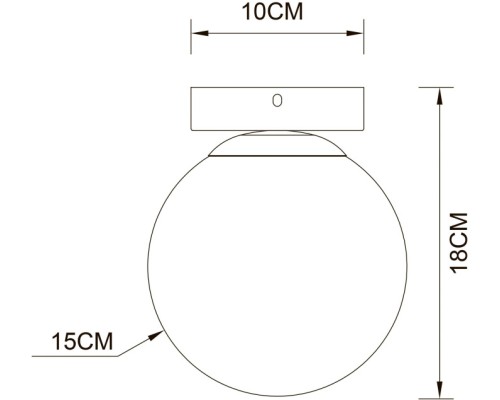 Настенно-потолочный светильник Alcor A2224PL-1BK Arte Lamp Настенно-потолочный светильник Alcor A2224PL-1BK Arte Lamp