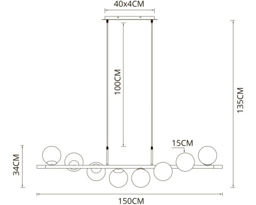 Подвесной светильник Alcor A2224SP-8BK Arte Lamp Подвесной светильник Alcor A2224SP-8BK Arte Lamp