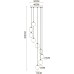 Подвесной светильник Freddie A2231SP-9PB Arte Lamp