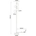 Торшер Gemini A2243PN-6PB Arte Lamp