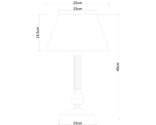 Настольная лампа York A2273LT-1AB Arte Lamp Настольная лампа York A2273LT-1AB Arte Lamp