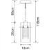 Подвесной светильник Aries A2300SP-1CC Arte Lamp