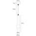 Подвесной светильник Sabik A2308SP-1BK Arte Lamp