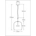 Подвесной светильник Padova A2404SP-23AM Arte Lamp