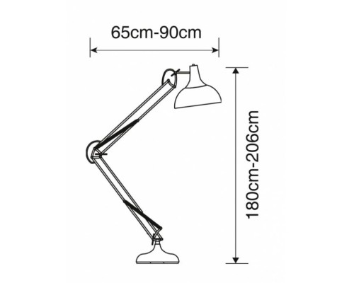 Торшер Goliath A2487PN-1BK Arte Lamp Торшер Goliath A2487PN-1BK Arte Lamp