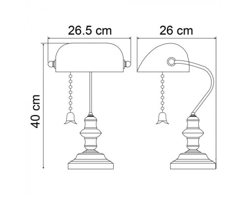 Настольная лампа Banker A2492LT-1AB Arte Lamp Настольная лампа Banker A2492LT-1AB Arte Lamp