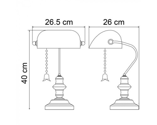 Настольная лампа Banker A2493LT-1AB Arte Lamp Настольная лампа Banker A2493LT-1AB Arte Lamp