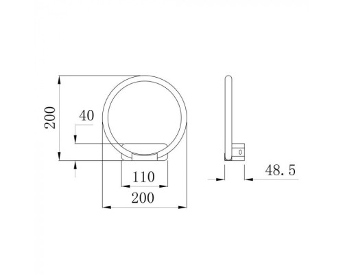 Настенный светильник Rapid A2500AP-1BK Arte Lamp Настенный светильник Rapid A2500AP-1BK Arte Lamp