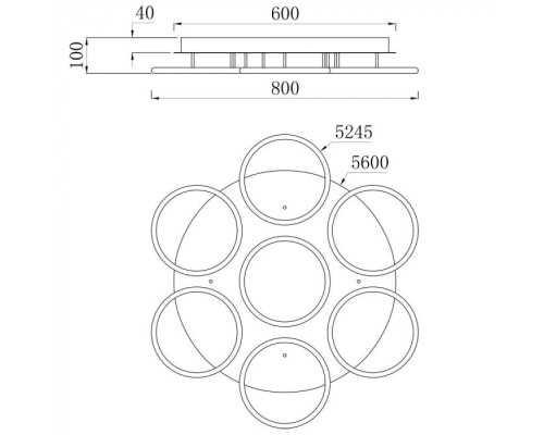 Потолочная люстра Rapid A2500PL-7WH Arte Lamp Потолочная люстра Rapid A2500PL-7WH Arte Lamp