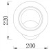 Настенный светильник Sorento A2504AP-1WH Arte Lamp