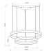 Подвесной светильник Sorento A2504SP-2WH Arte Lamp