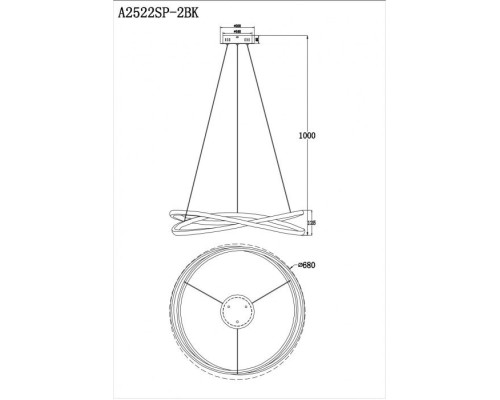Подвесная люстра Swing A2522SP-2BK Arte Lamp Подвесная люстра Swing A2522SP-2BK Arte Lamp
