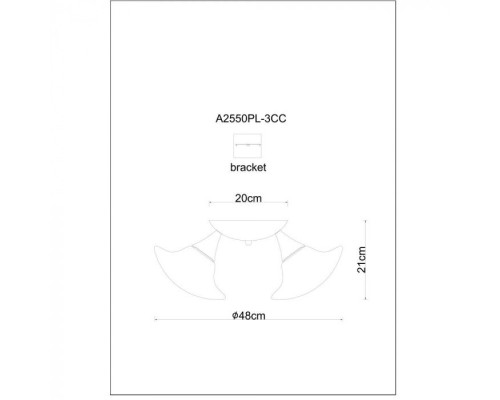 Потолочная люстра Aqua-sfera A2550PL-3CC Arte Lamp Потолочная люстра Aqua-sfera A2550PL-3CC Arte Lamp