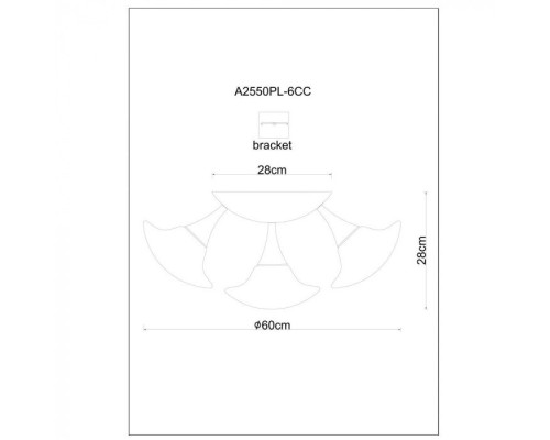 Потолочная люстра Aqua-sfera A2550PL-6CC Arte Lamp Потолочная люстра Aqua-sfera A2550PL-6CC Arte Lamp