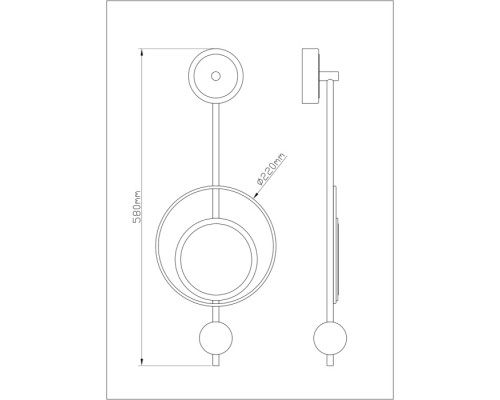 Настенный светильник Polaris A2604AP-7BK Arte Lamp Настенный светильник Polaris A2604AP-7BK Arte Lamp