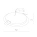 Точечный светильник Fine A2606PL-1WH Arte Lamp