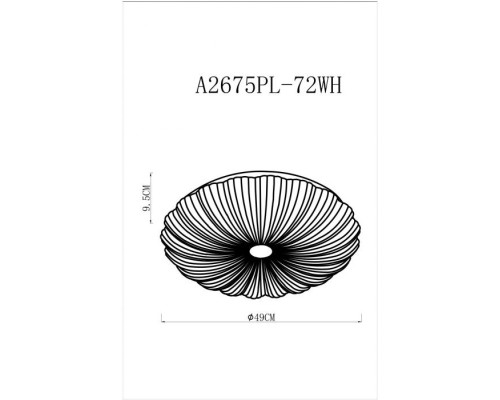 Потолочная люстра Biscotti A2675PL-72WH Arte Lamp Потолочная люстра Biscotti A2675PL-72WH Arte Lamp