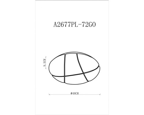 Потолочная люстра Biscotti A2677PL-72GO Arte Lamp Потолочная люстра Biscotti A2677PL-72GO Arte Lamp