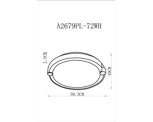 Потолочная люстра Biscotti A2679PL-72WH Arte Lamp Потолочная люстра Biscotti A2679PL-72WH Arte Lamp