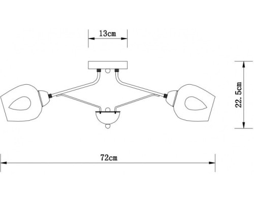 Потолочная люстра Brighton A2706PL-5CK Arte Lamp Потолочная люстра Brighton A2706PL-5CK Arte Lamp