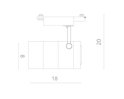Трековый светильник Cinto A2707PL-1WH Arte Lamp Трековый светильник Cinto A2707PL-1WH Arte Lamp