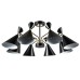 Потолочная люстра Wellington A2711PL-8BK Arte Lamp