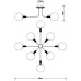 Потолочная люстра Oxford A2716PL-8BK Arte Lamp