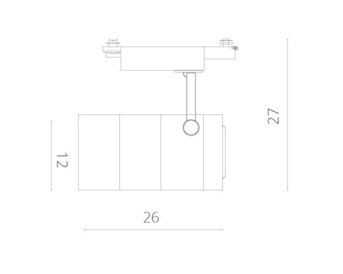 Трековый светильник Cinto A2718PL-1BK Arte Lamp Трековый светильник Cinto A2718PL-1BK Arte Lamp