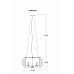 Подвесная люстра Jastin A2848SP-3GO Arte Lamp
