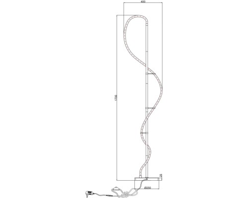 Торшер Klimt A2850PN-35BK Arte Lamp Торшер Klimt A2850PN-35BK Arte Lamp