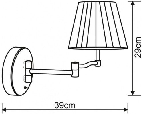 Бра California A2872AP-1AB Arte Lamp