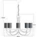 Подвесная люстра Ombra A2995LM-8CC Arte Lamp