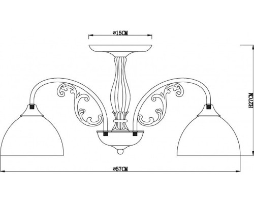 Потолочная люстра Spica A3037PL-5AB Arte Lamp Потолочная люстра Spica A3037PL-5AB Arte Lamp