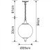 Подвесной светильник Rimini A3051SP-1AB Arte Lamp