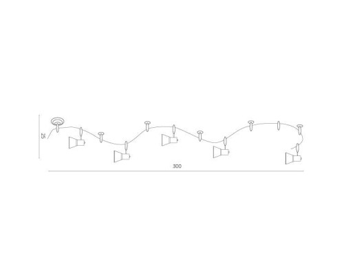 Трековая система в сборе Rail Kits A3057PL-6BK Arte Lamp Трековая система в сборе Rail Kits A3057PL-6BK Arte Lamp