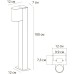Наземный светильник Compass A3102PA-1BK Arte Lamp
