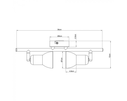 Спот Falena A3115PL-2SS Arte Lamp Спот Falena A3115PL-2SS Arte Lamp
