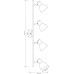 Спот Falena A3117PL-4BK Arte Lamp