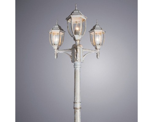 Наземный фонарь Pegasus A3151PA-3WG Arte Lamp Наземный фонарь Pegasus A3151PA-3WG Arte Lamp