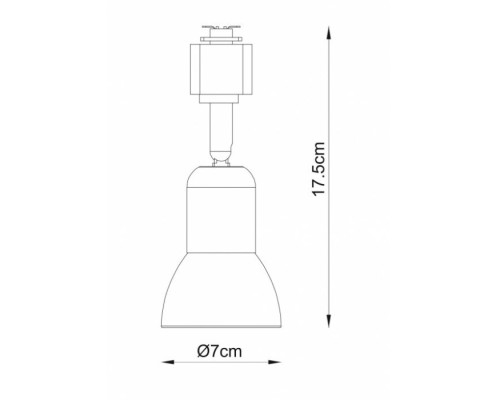 Трековый светильник Gala A3156PL-1WH Arte Lamp Трековый светильник Gala A3156PL-1WH Arte Lamp