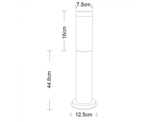 Наземный светильник Salire A3158PA-1SS Arte Lamp Наземный светильник Salire A3158PA-1SS Arte Lamp